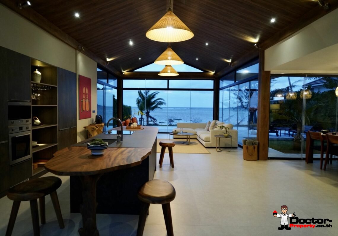 5 Bedroom Beachfront Villa – Na Mueang, Koh Samui – For Sale